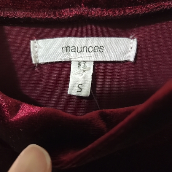 Maurices Small Velvet Dress - Picture 3 of 4